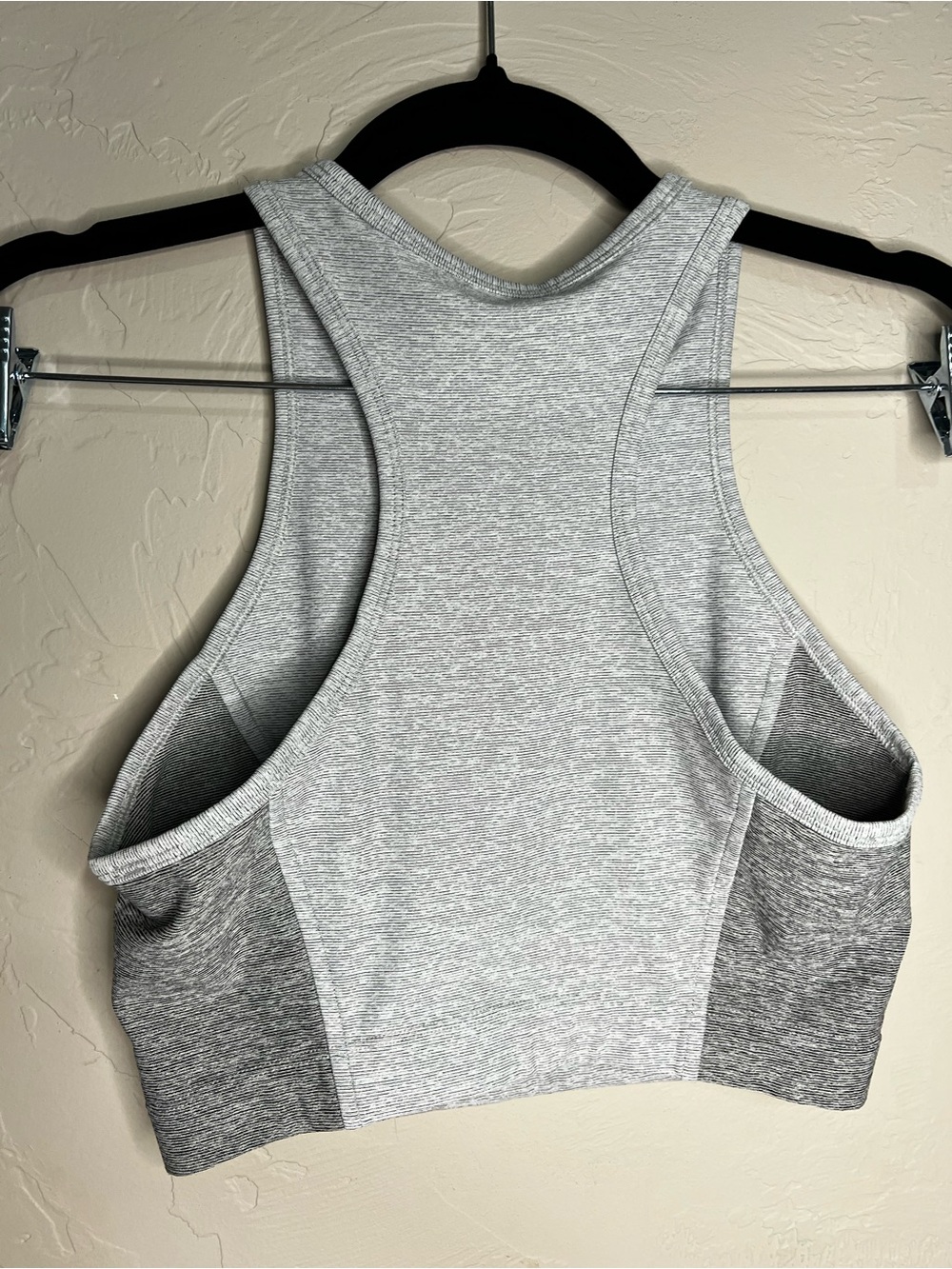 Outdoor Voices Athena Gray Colorblock Athletic Crop Top - Picture 6 of 6